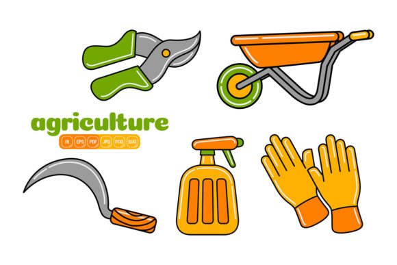 Agriculture Vector Pack 06: Graphics & Icons for Real Publishing