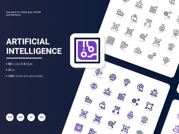 Artificial Intelligence Icon Pack