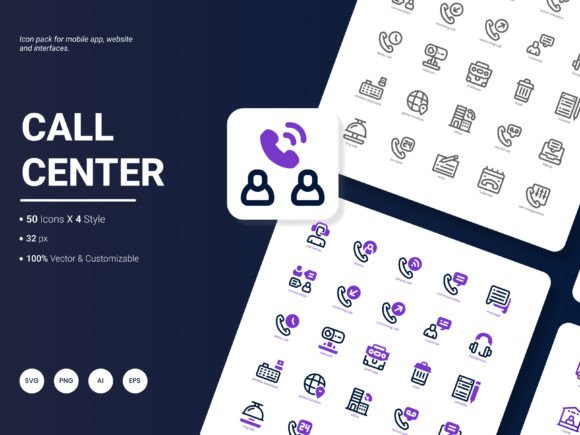 Call Center Icon Pack: Graphics and Icons for Local Business