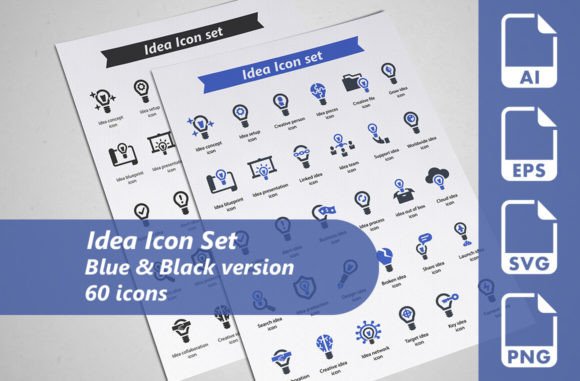 Idea Icon Set: Graphics for Creative Projects