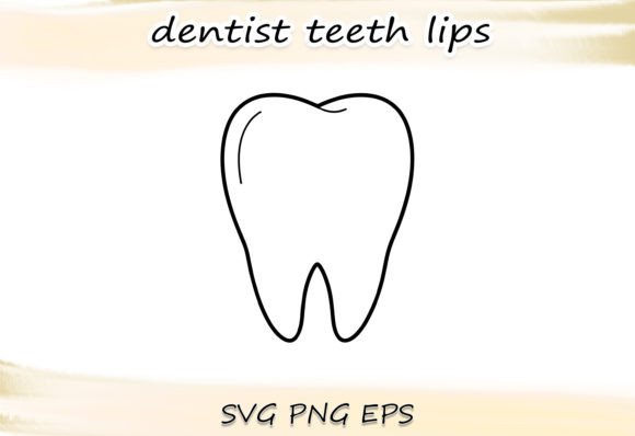 Single Tooth SVG Illustration 2: Graphics & Illustrations for Local Business