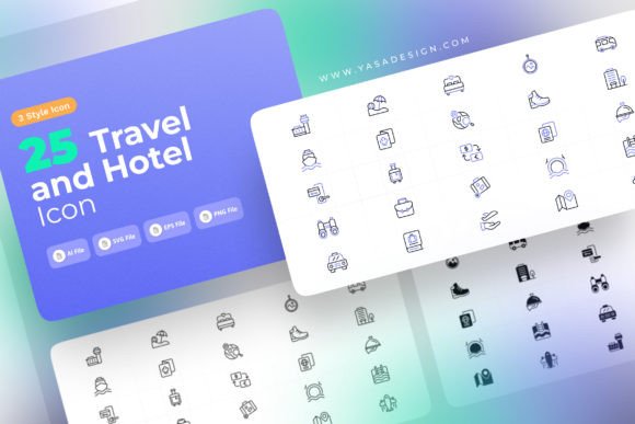 Travel and Hotel Icons Set: A Brand Designer’s Perspective for Local Business Use